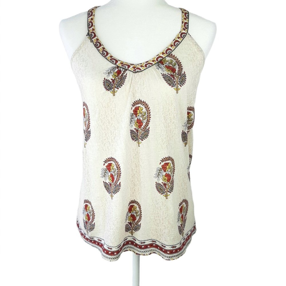 Lucky Brand Floral Tree Print Tank Top